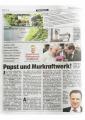 Artikel von Gerhard Felbinger "Papst und Murkraftwerk" in der Kronenzeitung vom 26.7.2017